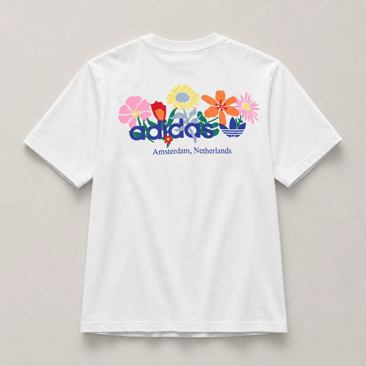 ADIDAS TEE AMSTERDAM UNISEX - Print T-shirt - white - Image 6