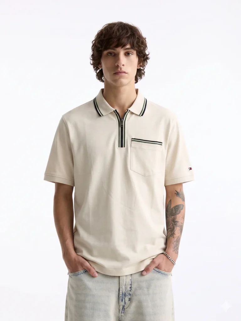 TOMMY T POLO T SHIRT REGULARFIT