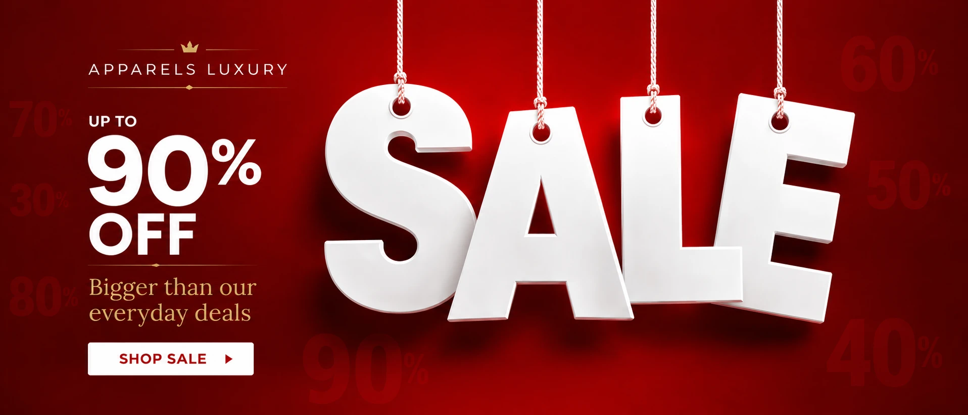 Apparels Luxury Sale Banner